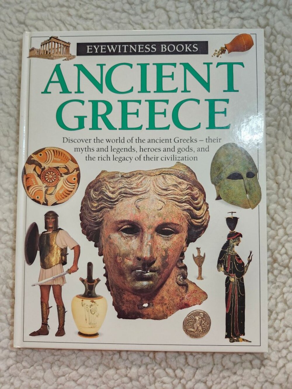 Eyewitness Books Ancient Greece Hardcover Stoddart Illustrated Reference Kids